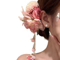 Fabric Flower Hair Claw Clips Sixty Assorted Styles view 5