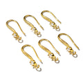 Curved Rhinestone Earring Hook Findings in Six Finishes view 6