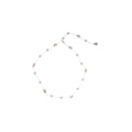 Silver Y Drop Necklace Pearl and Irregular Nugget Beads view 5