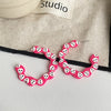Fuchsia Hoops