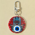 Hamsa Hand Evil Eye Print Keychains Lobster Clasp 9 Styles view 7