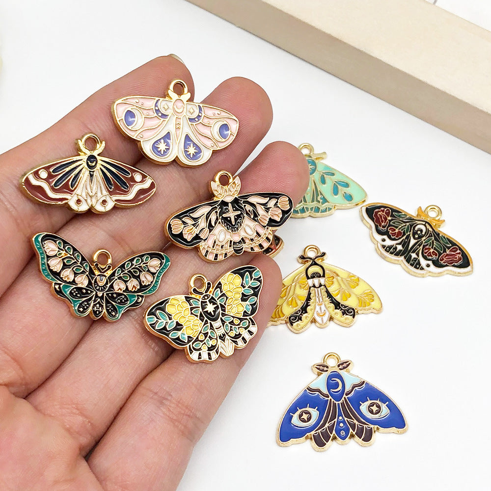 Zinc Alloy Butterfly Insect Charm Pendant for Earrings Bracelet Necklace DIY