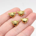 13x11x6.3mm 2g Multicolor Zinc Alloy Fox Small Hole Loose Metal Beads for DIY Bracelet Jewelry Making
