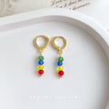 Assorted Multi-Style Pearl Stone Flower Drop Earrings 16 Variants view 8