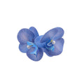 Double Orchid Pearl Like Duckbill Hair Clip In Green Red Yellow Or Blue view 5