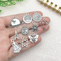 Antique Silver Butterfly Metal Charms with 32 Listed Options view 3