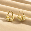 Ivory Rose Hoops