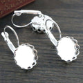 Scalloped Round Leverback Earring Trays in Twelve Options view 3
