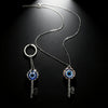 Necklace Keychain Set