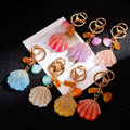 Bubble Pearl Shell Keychains in Seven Colors plus Assorted Option view 2