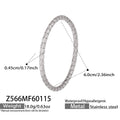Stainless Steel Geometric Heart Clasp Bangles Gold Steel view 8