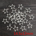 Open and Solid Star Metal Charms in Six Shape and Finish Options view 6