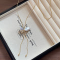 Butterfly Pearl Lariat Necklaces - 2 Styles Polished Decorative Design view 6
