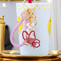 Gradient Butterfly Keychains with Fortune Loops and Loop Only Options view 7