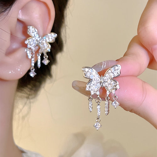 Crystal Butterfly Cuffs shown in product image 1