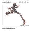 Leaping Frog Brooch with Rhinestone Body and Long Legs view 6
