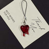 Silver Red Heart