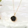 Gold Black Round