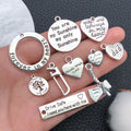 Metallic Alphabet Letter and Heart Metal Beads with 16 Listed Options view 2