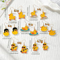 Gold Tone Yellow Duck Drop Earrings in Eleven Playful Designs view 4