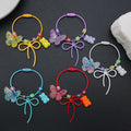 Five Color Butterfly Bear Bead Wrist Straps for Accessory Making view 4