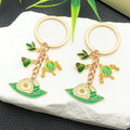Two-Style Green Dragon Boat Festival Rice Dumpling Charm Keychain view 1