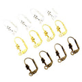 Leverback Earring Findings with Small Loops in Mixed Finishes view 5
