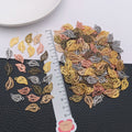 Gold-Tone Leaf Metal Charms with 7 Listed Options for DIY Jewelry Making view 3