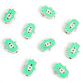 Enamel Hamsa Eye Charms in Gold-Tone or Silver-Tone, 16 Colors view 11