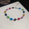 Silver Multicolor Ovals