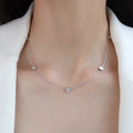 Minimal Disc Bead Choker Necklace Cluster or Spaced Layouts view 9