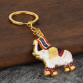Thailand Elephant Metal Keychain, Six Color Styles view 7