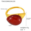 Red Resin Ring