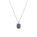 Purple Crystal Halo Jewelry Separates Decorative Jewelry view 5