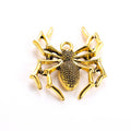 Raised Spider Metal Charm in 4 Decorative Finishes view 5