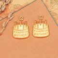 Birthday Cake Metal Charm Pendant in 3 Finishes for Jewelry Making view 5