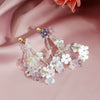 Translucent Flower Hoops