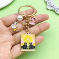 Cat Charm Keychains in 4 Pictured Variations for Bags and Keys view 3