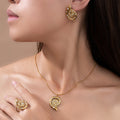 Flower And Shell Jewelry Collection In Four Variants view 4