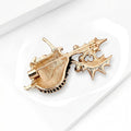 Gold Tone Enamel Hedgehog Brooch Holly Leaves Three Styles view 3