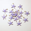 Tiny Colorful Enamel Starfish Charms in Ten Options view 6