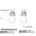 Squirrel and White Pearl Necklace and Earring Collection in Four Finishes view 9