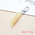 Silver Tone Novelty Food Replica Clip Keychains in Twenty Six Designs view 9