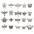 Metallic Butterfly and Bee Metal Charms with 25 Listed Options view 5