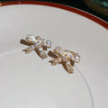 Crystal Bow Ear Cuff Pairs - 2 Styles Polished Decorative Design view 7