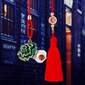 Mixed Crystal Cherry Apple Cabbage Mahjong and Fish Car Hangers view 10