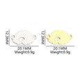 Rainbow Cloud Enamel Metal Jewelry Charms, 4 Designs view 2