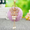 Violet-Pom Butterfly-Tassel