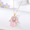 Pink Open Hamsa