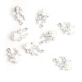 Faux Pearl Reindeer Pendant Charms in Gold and Silver Tone view 4